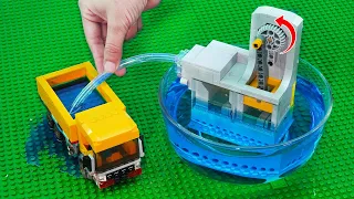 Automating Lego Water Pumps for Swimming pool, Washing car - Lego Technic