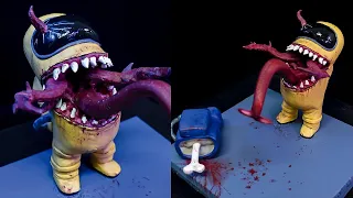 Making Realistic AMONG US Impostor Kill ➜ Clay Art