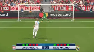 Real madrid v liverpooll  UEFA Champions League UCLFinal Penalty Shootout  LIVE GAMER