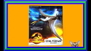 Flying Pterosaur Quetzalcoatlus Motorized flying Unboxing & demo Jurassic World Dominion STEM