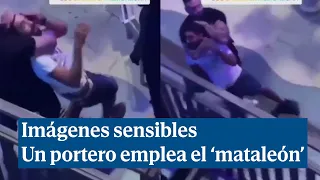 Impactante vídeo de un portero de discoteca reduciendo a un cliente con la técnica del mataleón