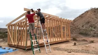 12'x24' DIY Shed Build (Part 4 - Roof)