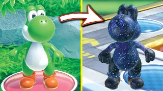 What if COSMIC Yoshi was in Mario Party Superstars? ALL CHARACTERS Mario vs Luigi, Peach, Yoshi Mod!
