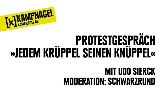Protestgespräch mit Udo Sierck: »Jedem Krüppel seinen Knüppel«
