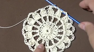 CARPETA O PAÑO A CROCHET ( MUY FACIL)