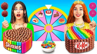 Decoração de Bolos de Chocolate: Rico VS Pobre | 24 Horas de Desafio Culinário por RATATA