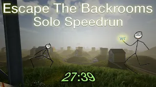 Escape the Backrooms Update Speedrun Solo [27:39]