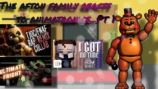 The afton family reacts to FNAF videos... 1/?