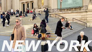 [4K]🇺🇸NYC Walk🗽Upper East Side of Manhattan ✨ 5th Ave, Madison Ave & Museum Mile | Mar 2023