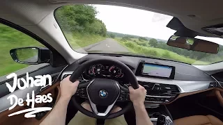 2017 BMW 530d xDrive Touring 265 hp POV Test drive