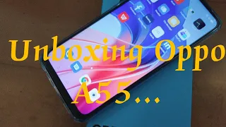 Unboxing Oppo A55... Pangatlong cellphone galing sahod kay panut😊😊😊!