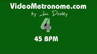 45 BPM Human Voice Metronome by Jim Dooley