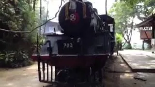 Old Steam Train in Kanchanaburi