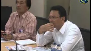 30 Nov 2012 Wagub Bpk. Basuki T. Purnama menerima paparan Dinas Pelayanan Pajak