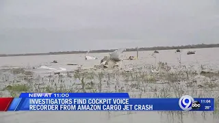 Investigators find recorded from Amazon cargo jet crash in Texas