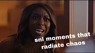 snl moments that radiate chaos  (tw: blood)