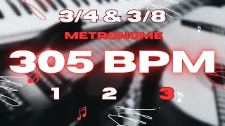 305 BPM - 3/4 & 3/8 Metronome