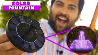 Solar Powered Water Fountain | Unboxing and Testing | Devil Deals