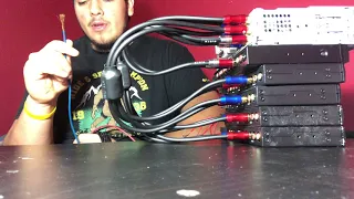How to connect Radio box with EQ's to medusa and crossovers (chuchero)