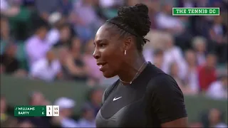 Serena Williams v  Ash Barty   2018 #serenawilliams #throwbacktvmovies