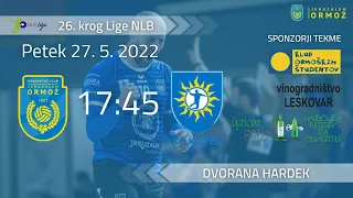 26. KROG - 2021/22: 1.A DRL - MOŠKI: RK JERUZALEM ORMOŽ : RD KOPER [PRENOS]