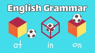 Prepositions Of Place AT, IN and ON - English Grammar