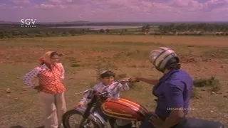 Motorbike ಎಷ್ಟು ಚೆನ್ನಾಗಿದೆ ನಂಗೆ ಒಂದು Round ಕೊಡ್ತಿಯ | Prachanda Putanigalu Kannada Movie Scene