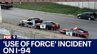 I-94 'use of force' incident: Raw scene video