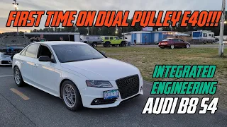 Integrated Engineering Dual Pulley E40 Audi B8 S4 Quarter Mile Runs