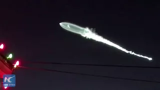 What was that mysterious light? Elon Musk's SpaceX rocket launch lights up California sky