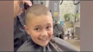 His best friend has alopecia. So this Staten Island 5th grader shaved his head.