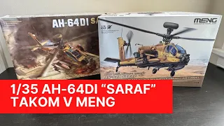 Comparison: Meng v Takom 1/35 AH-64DI "SARAF" Apache