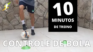 5 EXERCÍCIOS PARA MELHORAR SEU CONTROLE DE BOLA (SOLA DO PÉ) | Treino individual de futebol