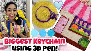 Biggest Keychain 3D Pen!🎀😍 | 3D Pen DIY!😱 | Riya's Amazing World