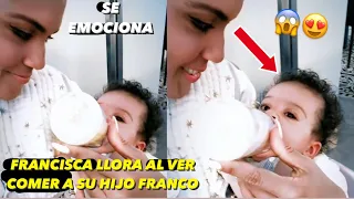 Francisca Lachapel llora Al Ver Comer A Su Segundo Hijo Franco 😱😍