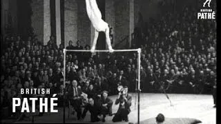 German Gymnasts Show That Acrobat's Touch (1950)