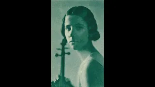 Blanche Honegger Moyse - Bach  Partita No. 2 In D Minor For Solo Violin   Jan 4, 1959