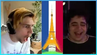 KAMETO RÉAGIT À XQC QUI RÉAGIT À LA TAILLE DU DRAPEAU FRANCAIS