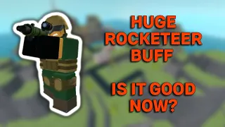 ROCKETEER GOT BUFFED | IS IT GOOD NOW? - Tower Defense Simulator