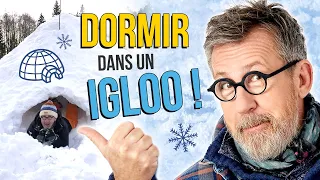 Jamy dort dans un igloo (4 activités à la montagne)