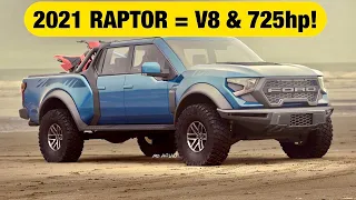 Lol RAM! 2021 RAPTOR gets V8 & 725HP from GT500!