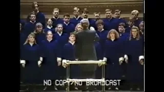 Wayne State College Concert Choir, Carnegie Hall, 1995