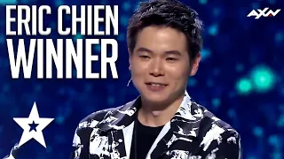 GREATEST MAGICIAN! WINNER Eric Chien All MAGIC Auditions & Performances On Asia's Got Talent 2019