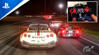 Gran Turismo 7 - Nissan GT-R NISMO GT3 on Le Mans Circuit | Logitech G920 PS5 4K