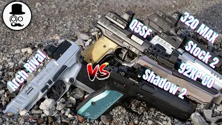 Canik Rival-S VS CZ Shadow 2, Beretta 92X Performance, Stock 2, P320 Max, Walther Q5SF