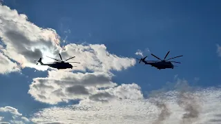 Helicopter Stadium Flyover