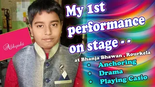 First time Stage performance # Anchoring # Drama # Vlog-20