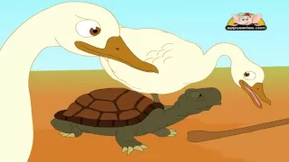 Panchatantra Tales in Telugu - The Talkative Tortoise