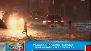 BP: Ilang bahagi ng Visayas at Mindanao, nakaranas ng pag-ulan