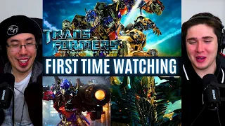 REACTING to *Transformers 2: Revenge of the Fallen* WE LOVE OPTIMUS!!  (First Time Watching)